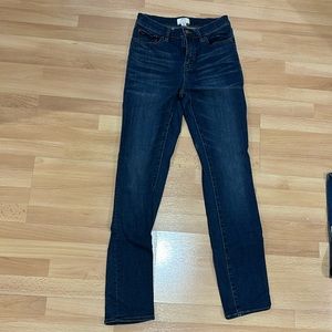 Size 26 jcrew skinny high rise jeans